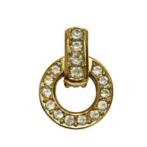 Pre-owned Dior Gold-plated Small Leather Goods Earrings