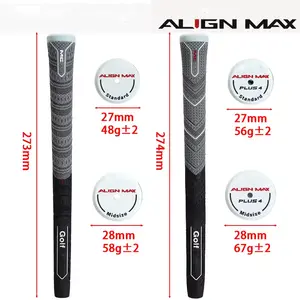 MC PLUS4 ALIGN MAX Rubber Golf Grip for Iron and Wood Midsize Putter Men Women Wholesale