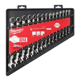 Milwaukee Electric Tools MLW48-22-9515 15 Piece Combination Wrench Set - Metric