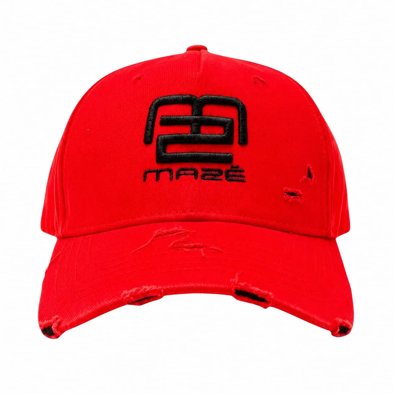Mazé Classic Red Cotton Hat, Collectible Sports Headwear