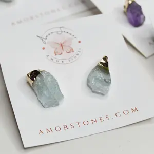 Aquamarine Stud Earrings