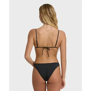 Sol Searcher Hike Medium Bikini Bottom - Black Pebble