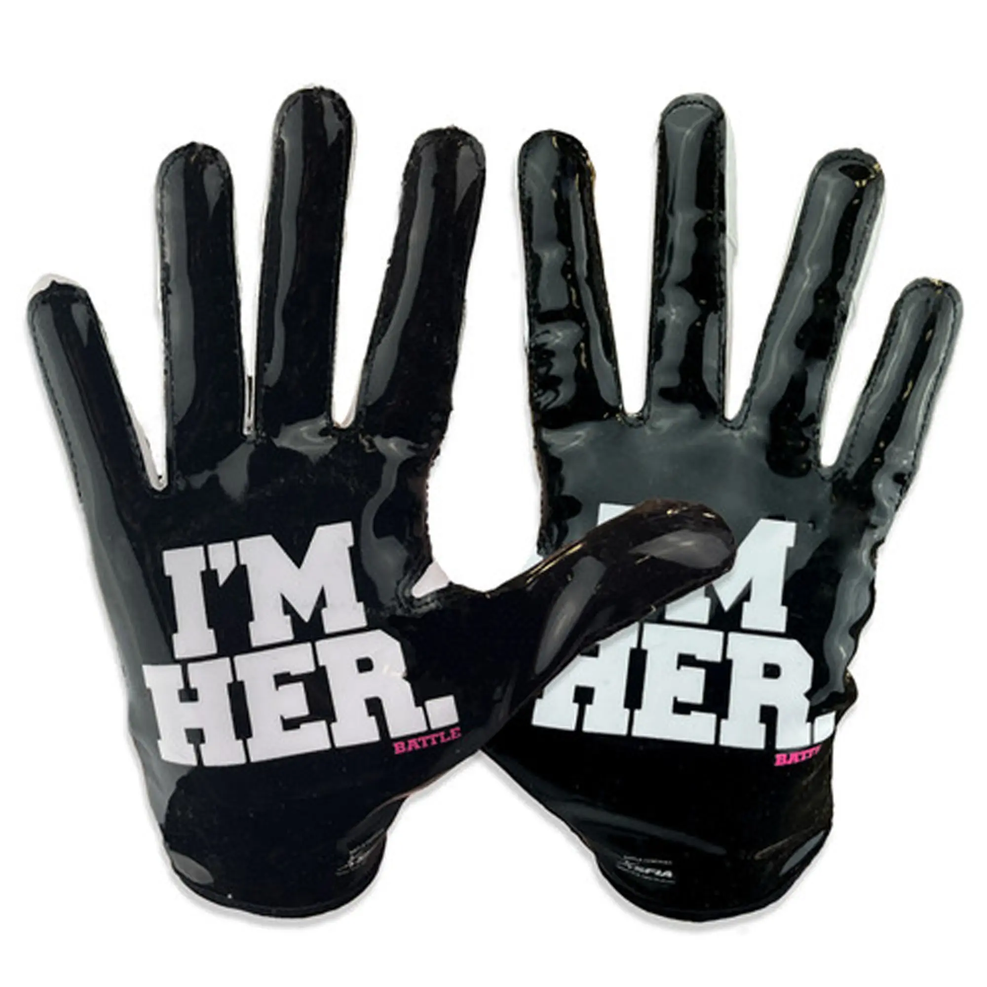 Battle Sports Adult Bella Glove "I'M HER" Female Receiver Football Glove