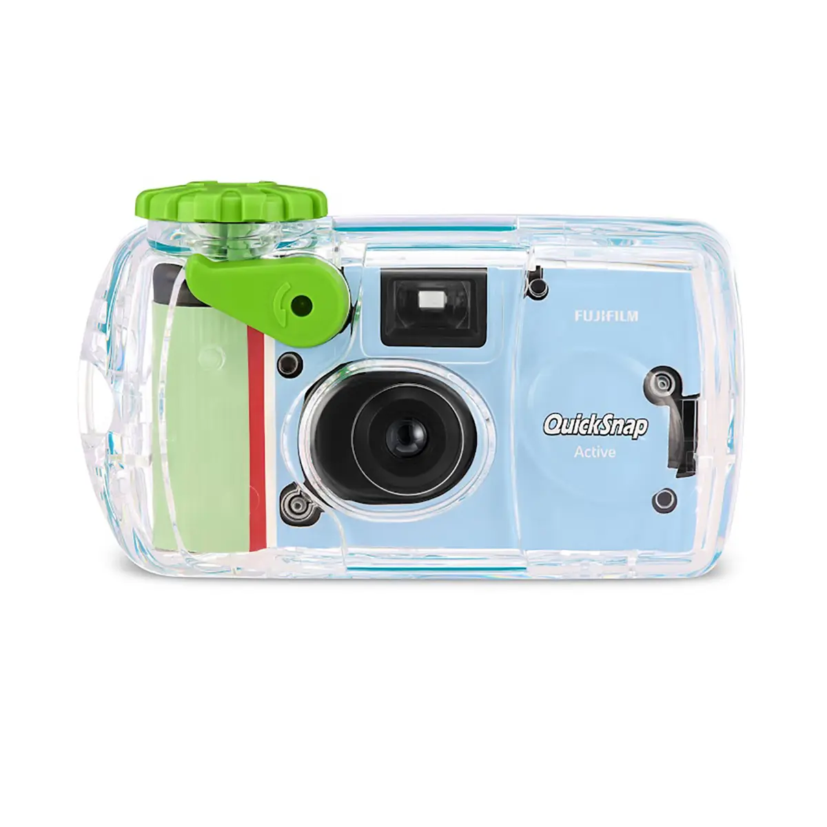 Fujifilm 2-PACK QuickSnap 800 Waterproof 35mm One-Time-Use Disposable Camera, 27 Exposures with Panasonic Floating Camera Strap