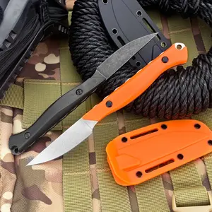 15700 Pocket Fixed Blade Knife with Sheath, 8cr13mov Blade G10 Handle, Edc Adventure Survival Knife, Camping Outdoor Knife
