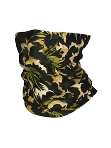 Camouflage Graffiti Camouflage Graffiti Men Fashionable and Versatile Printed Headscarf Breathable and Sun Resistant Suitable for Daily Wear and Outdoor Travel