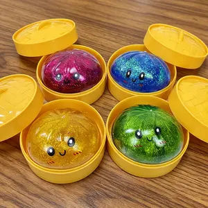 Expressive Big Dumpling Squishy - Blind Box,  Fidget Toy, Soft TPR Material, Stress Relief, Unboxing Surprise, Random Style per Pack.Valentine's Day and Easter gifts, suitable for children to exchange gifts