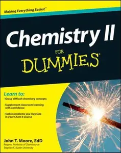 USED-Chemistry II For Dummies by Moore, John T. (Paperback)