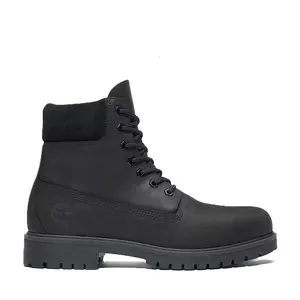 Men's Timberland 25 6 In Lace Waterproof Black Full Grain (TB0A6CH6 W02)