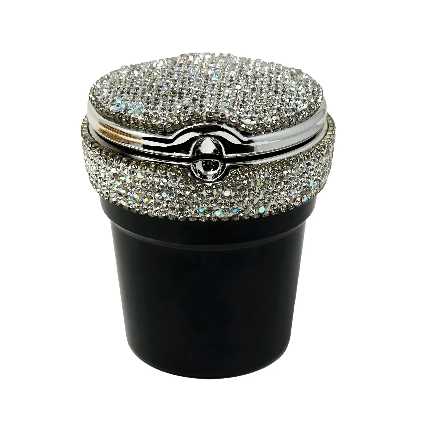 TrexNYC Car Ashtray Bling with Blue LED Light and Portable Ashtray Design - Ideal for Car, Home, and Office.