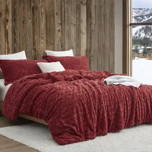 Obsessed - Coma Inducer Oversized Comforter Set - Deepest Red