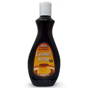Caramel Syrup Pinzon - 22 oz for  Flan-  Ice Cream-Pancakes-Bread Pudding - QBIN Recipe Card Beverage Sweet