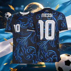 10# Meesi 2026 Argentina Away Short Sleeve Soccer Jersey