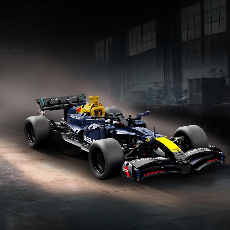 1:10 Classic Formula One F1 Building Model Set, Movie Inspired Bricks, Customizable Tech Toy, Adult Kids Holiday Gift, High Detail Collectible
