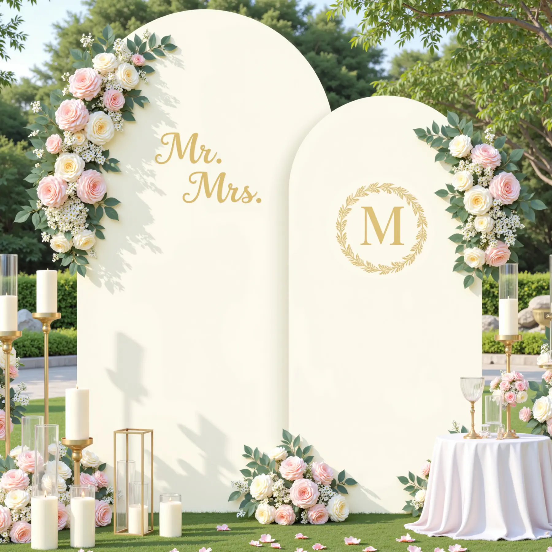 Spandex-Elastane Arch Cover Set (Cover Only) - Stretchy Photo Backdrop Banner, Party Decor for 7.2FT/6.6FT/6FT Frames, Ideal for Weddings, Home Festive Supplies