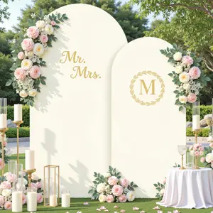 Christmas Arch Cover Set – Spandex Backdrop Covers for 7.2FT/6.6FT/6FT Frames Perfect for Holiday Parties Weddings Baby Showers Festive Photo Decor