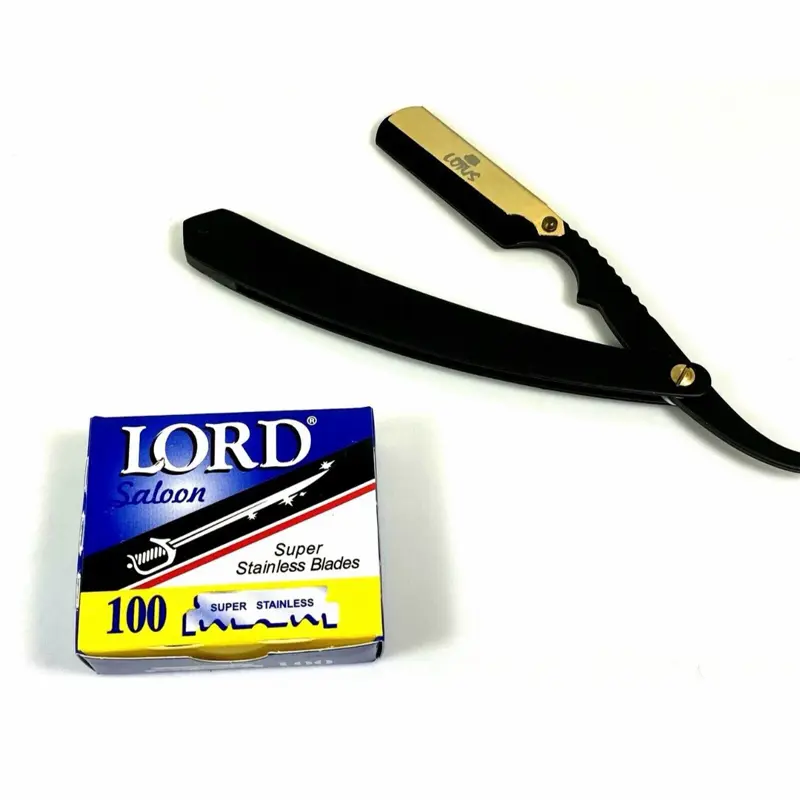 Professional Barber Stainless Steel straight Razors  Lord 100-Blade Pack