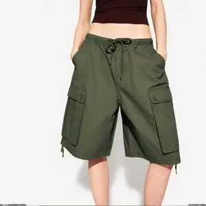 Women’s Loose Cargo Shorts – Casual Y2K Utility Shorts for Daily Wear Bottom
