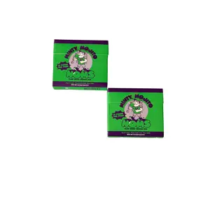 NOMS Minty Mojito 2 Pack Bundle - 100% Plant-Based Gum with nHA for Enamel Health, No Aspartame, 21 Pieces Per Pack, Bold Flavor, Natural Chewing Experience