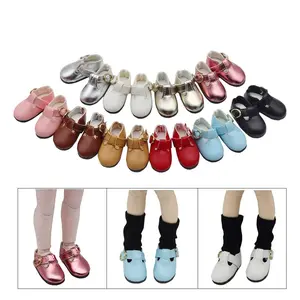 4.6*2cm Colorful Shiny Sneakers Doll Shoes for 30cm 1/6 BJD Cothon Dolls Mini Shoes Clothes Set Accessories Toys for Girl