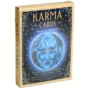 Karma Cards Astrology Deck, Divination Tool for Daily Guidance & Insight, Perfect Gift for Astrologers & Enthusiasts, Tarot Card Decks, Tarot Card Game