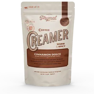 Prymal Cinnamon Dolce Sugar-Free Coffee Creamer Powder - No Seed Oils, Non-GMO, Gluten-Free - Made with MCT Oil & Coconut Milk