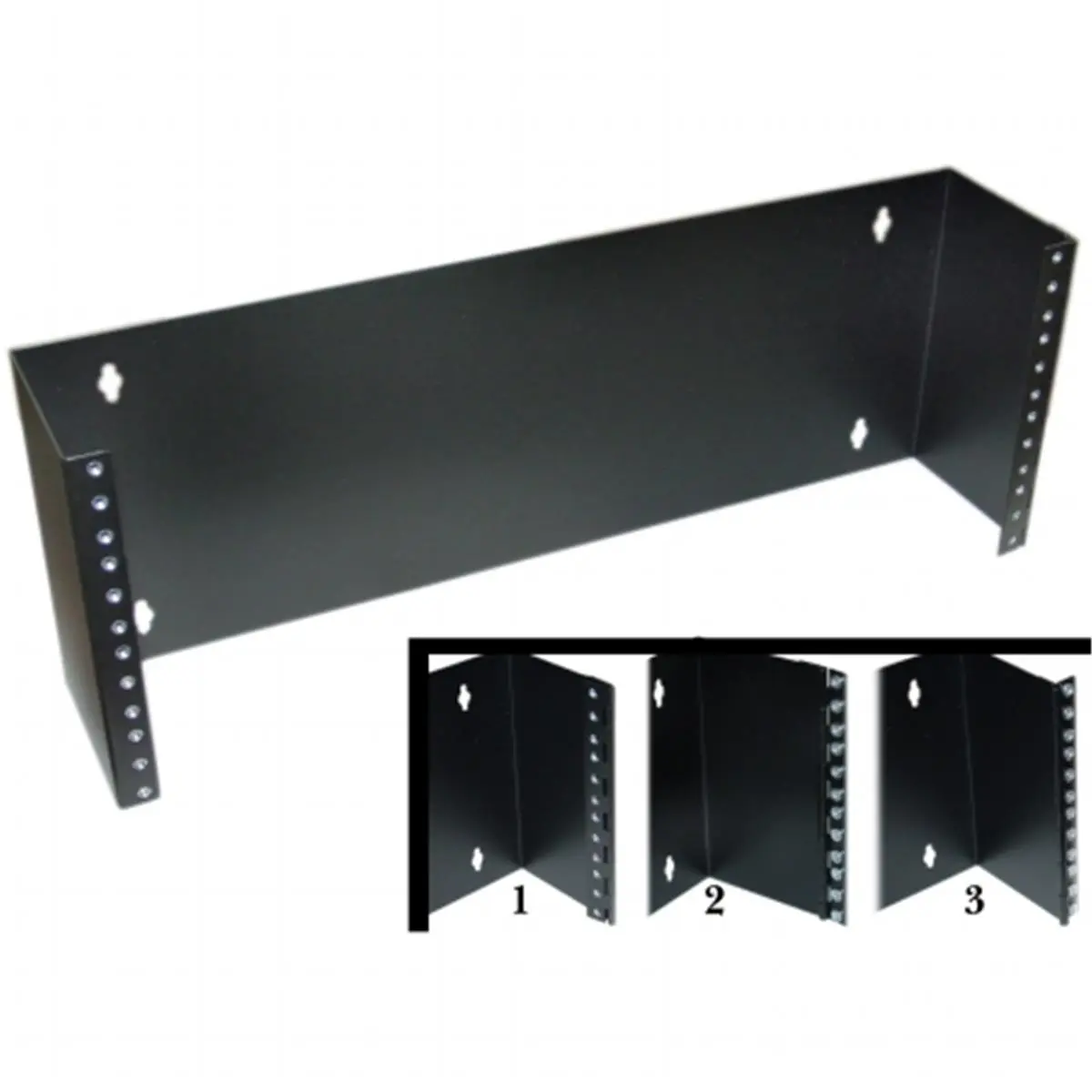 212 MAIN CableWholesale 4U Size Patch Panel - Rack-Mountable for Wall Installation