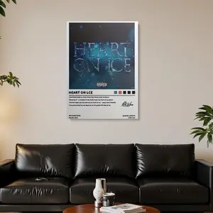 Framed [ Hip- hop music| Wall Art]  set hip- hop music posters| Album covers, wall decor, framed canvas wall art, suitable for teen room decor, bedroom, framed.