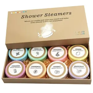 Shower tablet bath salt ball, bath ball sea salt aromatherapy bath tablet, dried flower essential oil bath salt ball aromatherapy shower tablet, Shower Steamers