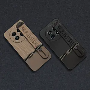 protective Wrist Strap Phone Case For Realme13+/Realme13Pro China Durable Wristband Anti-knock Silicone Back Cover masculine commerce Phone Holder Anti-dust Dirt-resistant simple