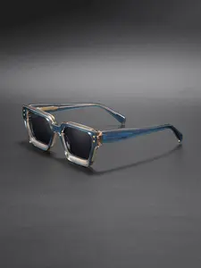 Unisex Square Metal Frame Sunglasses Uv400 Protection Casual Style All Season Use Travel Beach Music Festival Wedding Party Outdoor Sports Fashion