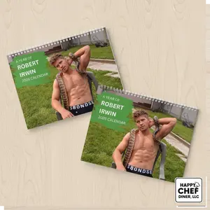 Robert Irwin 2026 Calendar, A Year of Robert Irwin, Wildlife Conservation Celebrity, DWTS Gift, Dancing With The Stars, Holiday Gift Idea