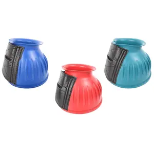 Cashel Heavy Duty Horse Bell Boots - 2520D DynoHyde Hoof Protection, Double-Locking - Multiple Colors