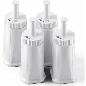 4 Pack Water Filter for  Espresso Coffee Machine Replacement, for Bes880 BES878 BES990 BES980 BES920, Compare to Part #BES008WHT0NUC1, Bambino Claro Swiss Sage