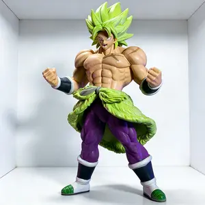 Dragon Ball Super Broly Figure, Super Saiyan Legendary Warrior Pose, Muscle Detail, Dbz Collectible, Anime Fan Gift, Desk Decor