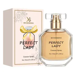 1.7 fl oz Perfect Lady by Shinesonn - Women's Elegant Floral Perfume, Ideal Holiday Gift for Her, Light & Long-Lasting