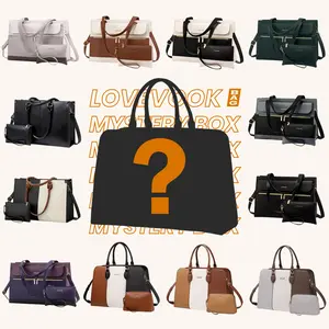 【New Year Gift】LOVEVOOK Laptop Tote Bags M-ystery Box Choose any Letter 15.6-17.3 inches for Woman