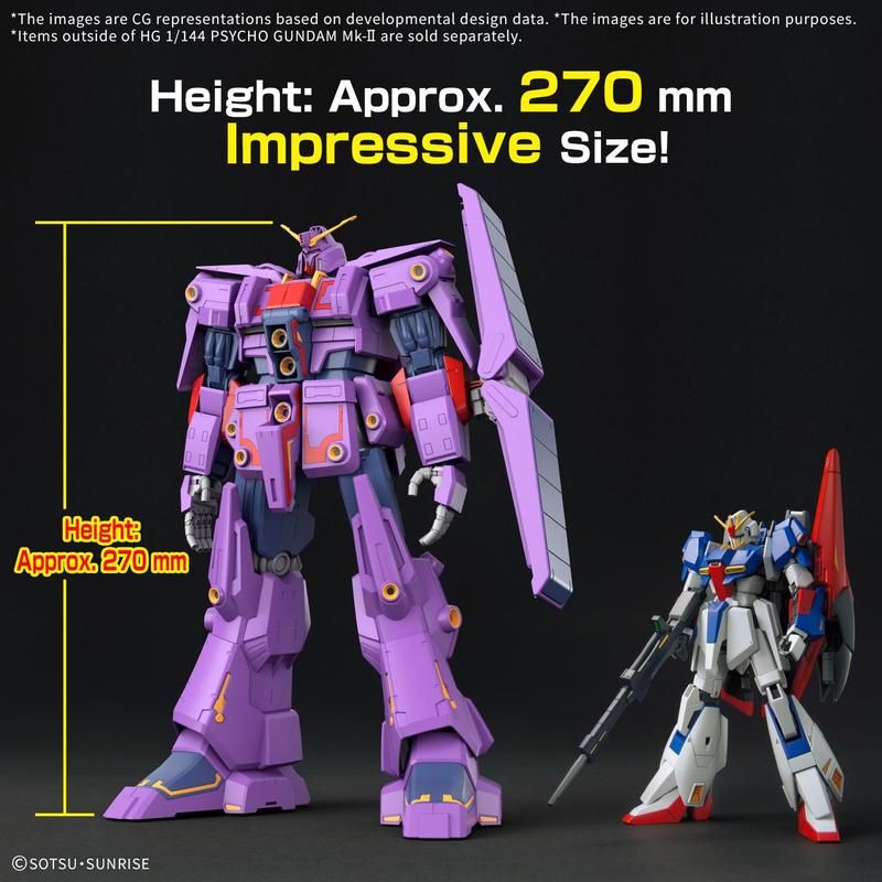 Bandai 2745406 HGUC 1/44 Psycho Gundam Mk-II "Mobile Suit Zeta Gundam"