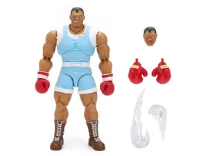 Jada Street Fighter II Balrog Action Figure 1:12 Deluxe Scale Toys 6" Tall, Fully Articulated, Collector Packaging