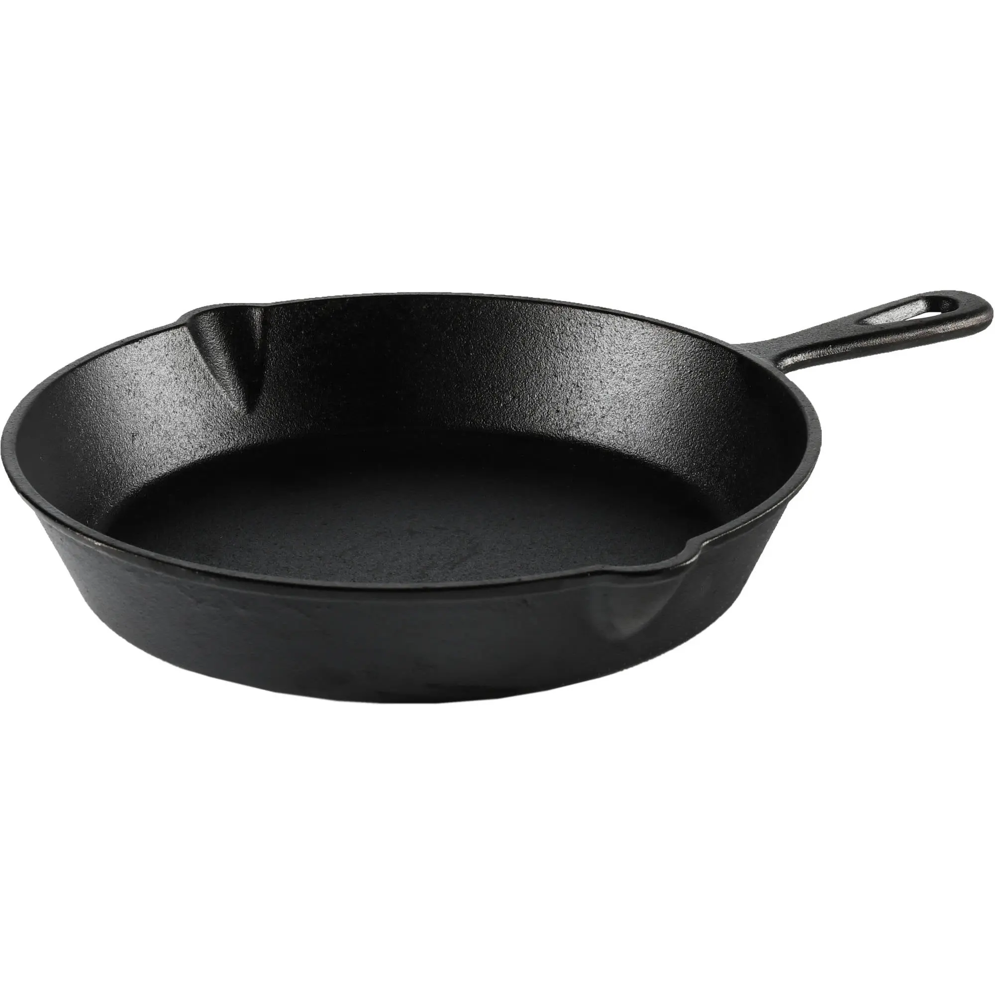 Pre-Seasoned Cast Iron Skillet, 10.5 Inch Frying Pan with Handle, Durable Cookware for Stovetop, Grill & Campfire Cooking