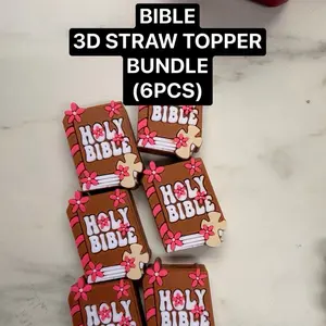 BIBLE STRAW TOPPER BUNDLE (6PCS)
