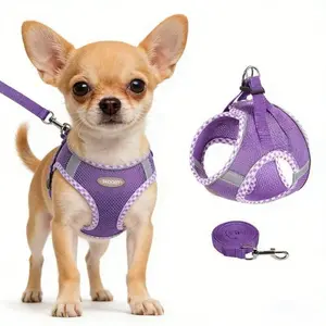 2Pcs No Pull Dog Harness & Leash Set | Adjustable Pet Chest Strap for Small, Medium & Large Dogs | Anti-Choke Walking Gear