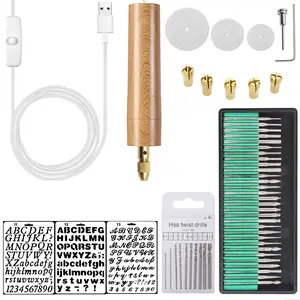 Multi functional small electric drill DIY handmade jewelry pearl drilling carving pen mini small electric grinder polishing machine drilling