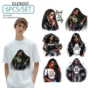 DTF Heat Transfer Vinyl 6 Sheets Gold Foil Transfer for Tshirt Hoodie Denim DIY Craft Machine Washable Iron on Decal Festival Gift