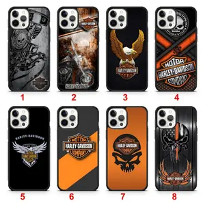 Retro Motorcycle H-Harley-D-Davidson iPhone Case — Compatible with iPhone 11–17 Pro Max/Plus Series and Samsung Galaxy S23–S25 Series