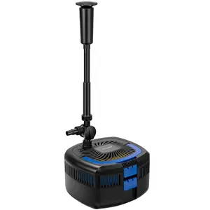 VIVOHOME 4-in-1 Pond Filter and Replacement Sponge Filter Media Basket Stacked for Improving Filtration Effect