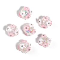 B60 JPM1075025 25PCS flower beads Transparent