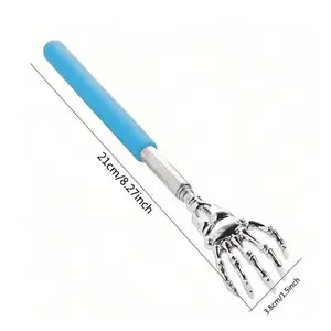 Portable Stainless Steel Telescopic Back Scratcher Extendable Massager For Humans And Pets