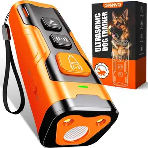 Ultrasonic Anti Barking Device Stop Dog Barking Fast & Safely, 4 Modes 50ft Range, for Indoor Outdoor Use, Easy to Use for Quieter Home