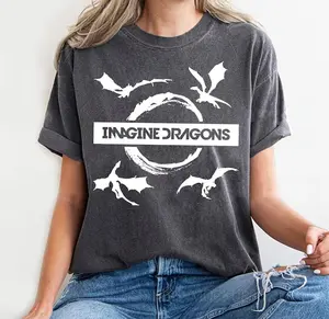 Vintage Imagine Dragons Shirt, Imagine Dragons T-Shirt, Imagine Dragons 2024 Tour Merch Shirt